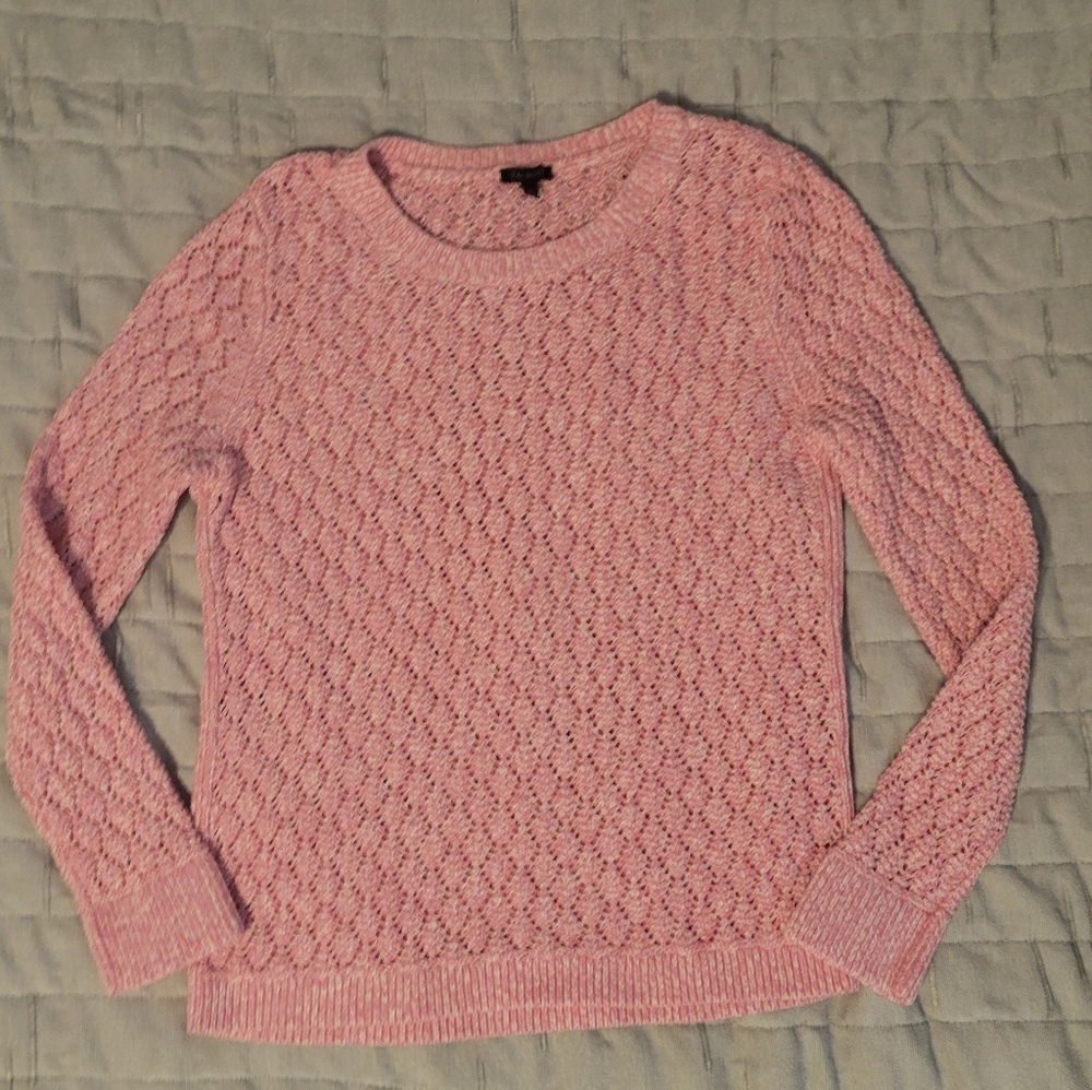Talbots Light Pink Crew Neck Sweater